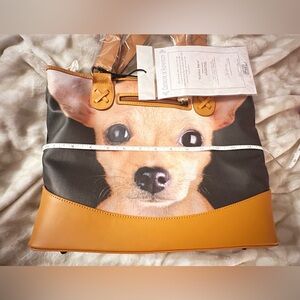 NWT JB Davies dog purse with matching wallet